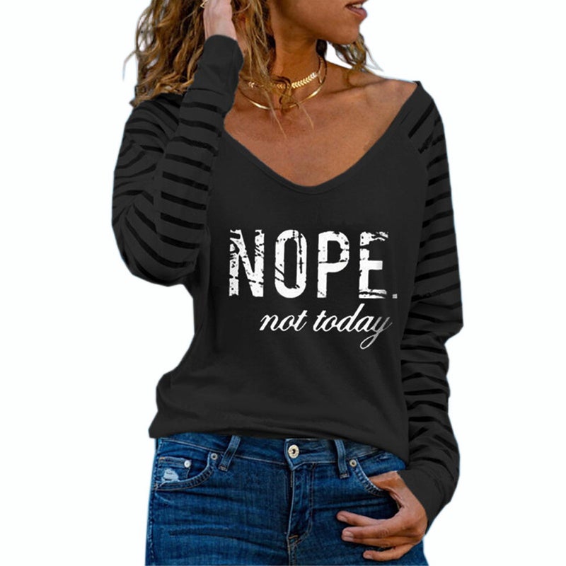 Cross-border spot autumn and winter Europe and the United States new large size Women's Printing flower letter positioning printing long sleeve loose T-shirt - Image 4