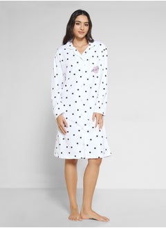 Disney Marie Heart Print Jersey Shirt Dress  - Image 4