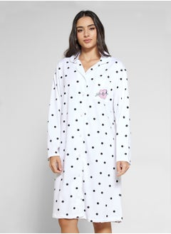 Disney Marie Heart Print Jersey Shirt Dress  - Image 1
