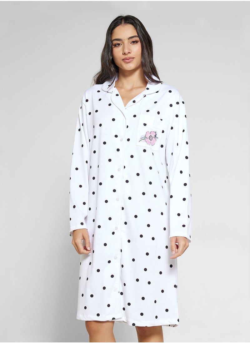 Disney Marie Heart Print Jersey Shirt Dress  - Image 1