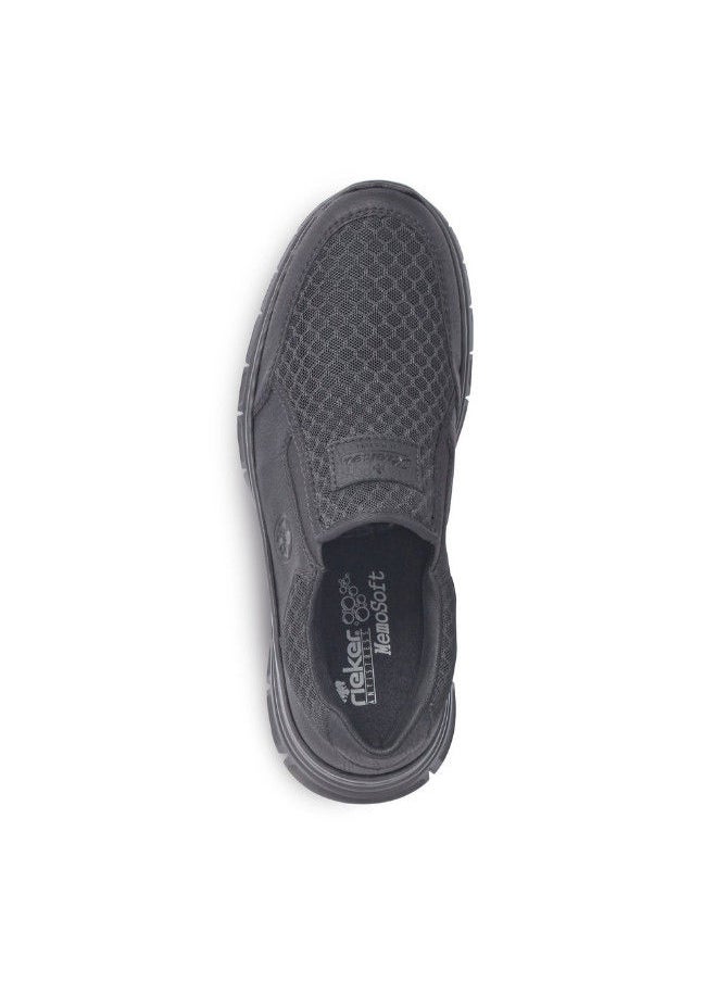 rieker - Rieker Mens Casual Shoes B4878-00 Namur Black 116-1016 - Image 1