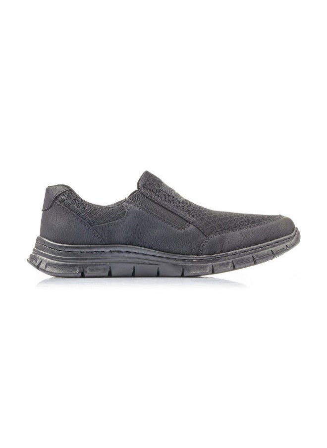 rieker - Rieker Mens Casual Shoes B4878-00 Namur Black 116-1016 - Image 1
