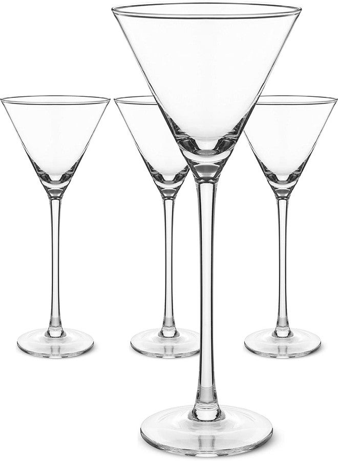 VILON Italian Premium Martini Glasses Set of 10-Hand Blown Crystal Martini Glasses-Elegant Cocktail Glasses for Bar,Martini,Cosmopolitan,Manhattan, Gimlet,Pisco Sour 180 ML(180 ML, 10) - Image 4