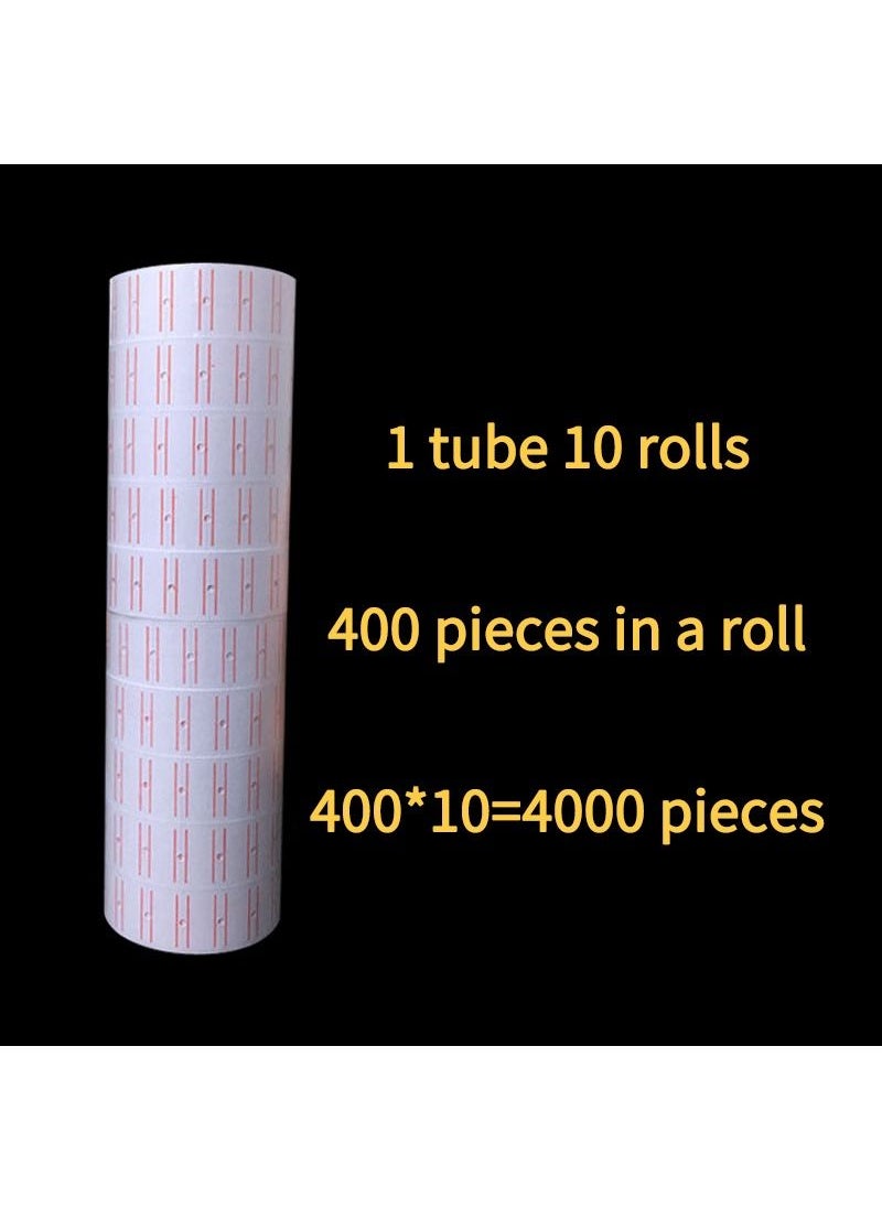 Kidle Single Line Pricing Label White  - Image 2