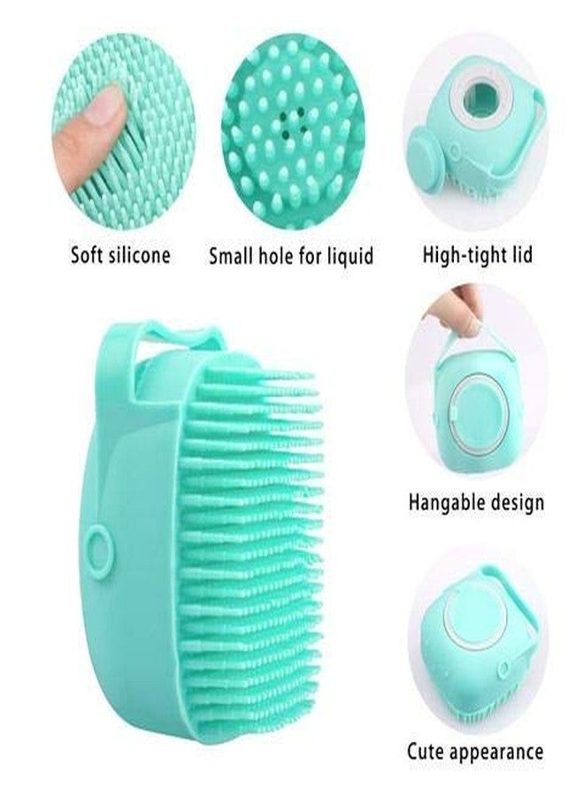 GION Multifunctional Bath Brush With Hook Soft Silicone Body Cleaning Bath Brush Baby Showers Cleaning Mud Dirt Remover Skin Massage Brush Bath Bathroom Accessories - Image 2