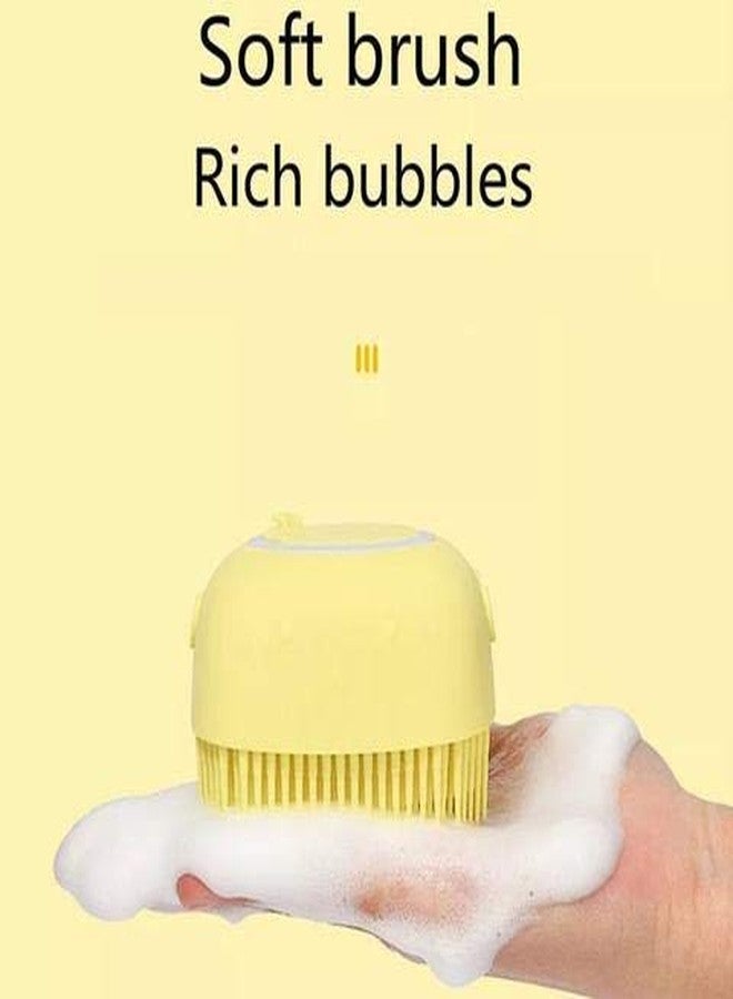 GION Multifunctional Bath Brush With Hook Soft Silicone Body Cleaning Bath Brush Baby Showers Cleaning Mud Dirt Remover Skin Massage Brush Bath Bathroom Accessories - Image 3
