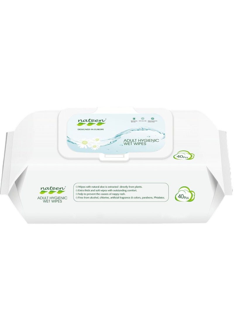 nateen Nateen Multi Purpose Wipes,Pure Water Universal Wipes,40s x 6 Packs (240 Wipes),Big Size Wet Wipes for All Purpose Cleaning,Aleo vera & Jasmine Lotion for Sensitive Skin.  - Image 2