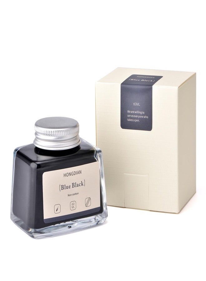 Asvine Hongdian Fountain Pen Bottled Ink Blue Black Color, 60ml Non Carbon Inkwell Bottle, Artist Calligraphy Ink - Image 5