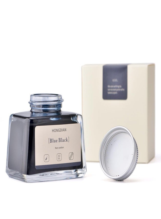Asvine Hongdian Fountain Pen Bottled Ink Blue Black Color, 60ml Non Carbon Inkwell Bottle, Artist Calligraphy Ink - Image 3