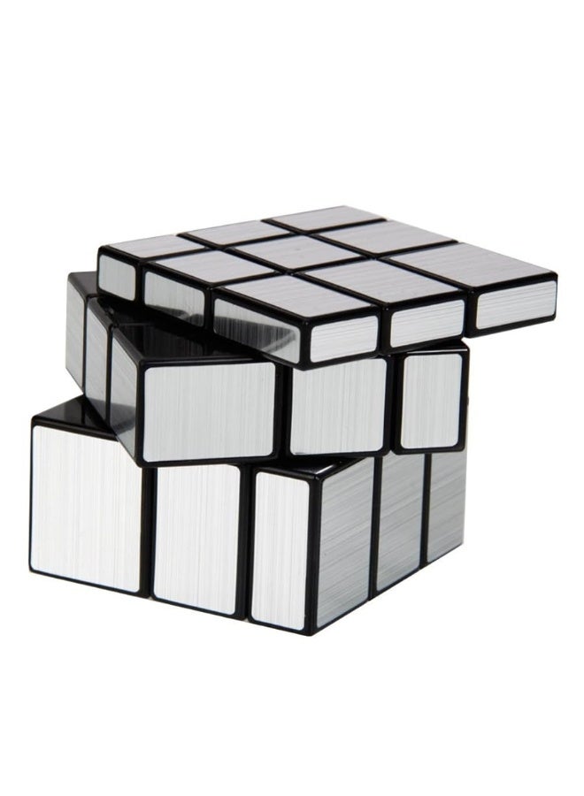 AHYUAN 3x3x3 Mirror Cube Dysmorphism Magic Speed Cube Silver 3D Puzzle Cube for Children Hand Puzzles for Adults - Image 1