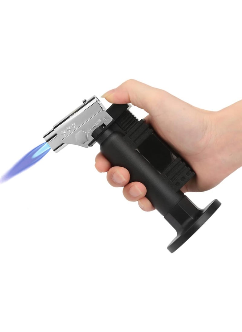 Generic Kitchen And Cooking Torch Refillable Adjustable Flame Lighter with Safety Lock for DIY Creme Brulee BBQ and Baking(Butane Gas Not Included)  - Image 1