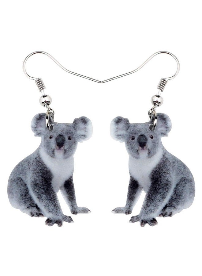 Newei Acrylic Australian Koala Bear Earrings Dangle Drop Cute Fashion Animal Jewelry For Women Gifts Charms - Image 1