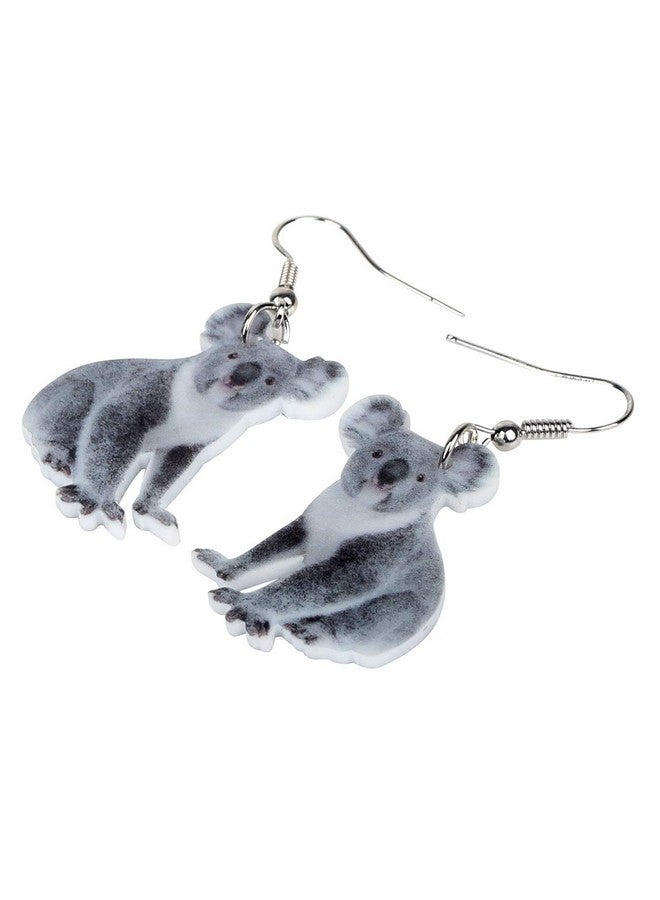 Newei Acrylic Australian Koala Bear Earrings Dangle Drop Cute Fashion Animal Jewelry For Women Gifts Charms - Image 3