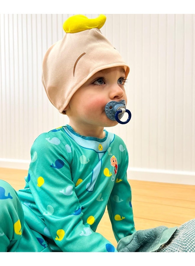 Disguise Cocomelon JJ Costume, Official Cocomelon Costume Pajama Outfit, Toddler Size - Image 4