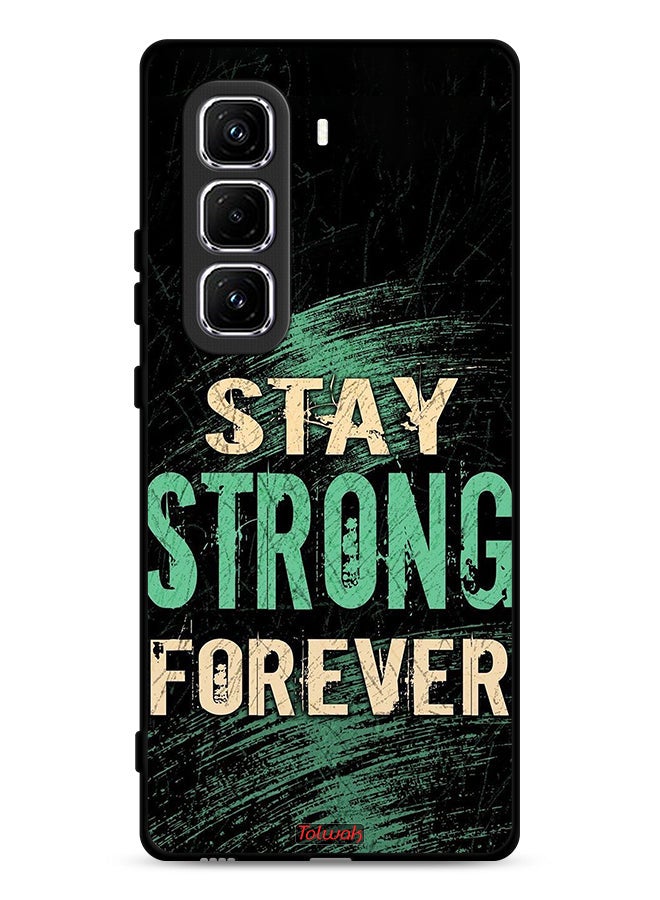 Tolwak Infinix Hot 50 Pro 4G Protective Case Cover Stay Strong Forever - Image 1
