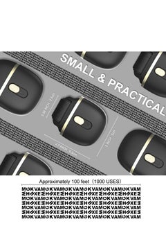 KASTWAVE Identity Protection Roller Stamps 1 Pack - Wide Identity Theft Protection Stamp Privacy Roll Stamp Identity Theft Protection Roller for ID Blockout - Privacy Confidential and Address Blocker (Black)  - Image 4