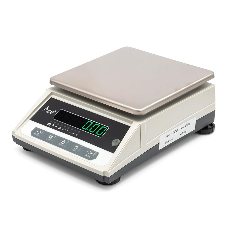 Ace Multipurpose Electronic Digital Weighing scale for Jewellery Ornaments Industries Chemical and Laboratory purpose Capacity 1kg 001 g 1000g 10mg - Image 3