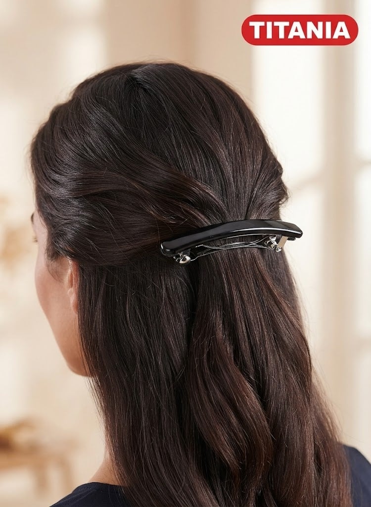 TITANIA Black French hair clip (3 pieces) - Image 2