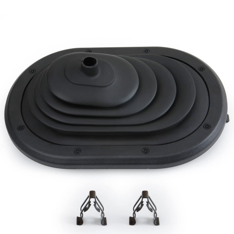 MITZONE Manual Transmission Gear Shifter Boot Cover Compatible with Jeep Wrangler JK 38L 2007 2008 2009 2010 Replace 52060069AC