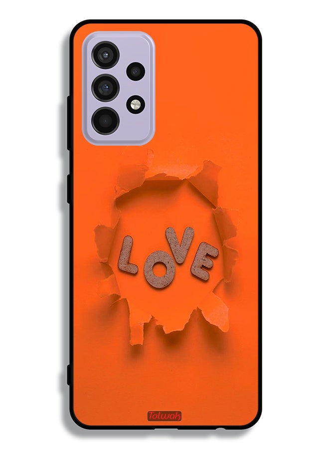 Tolwak Samsung Galaxy A52 4G Protective Case Cover Love - Image 1