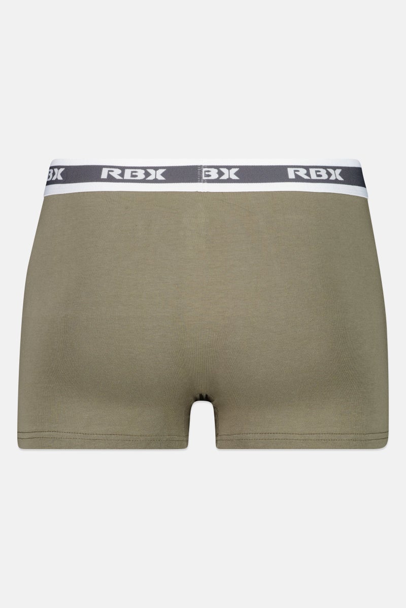 RBX Men 3 Pieces Brand Logo Trunks, Multicolor - Image 4