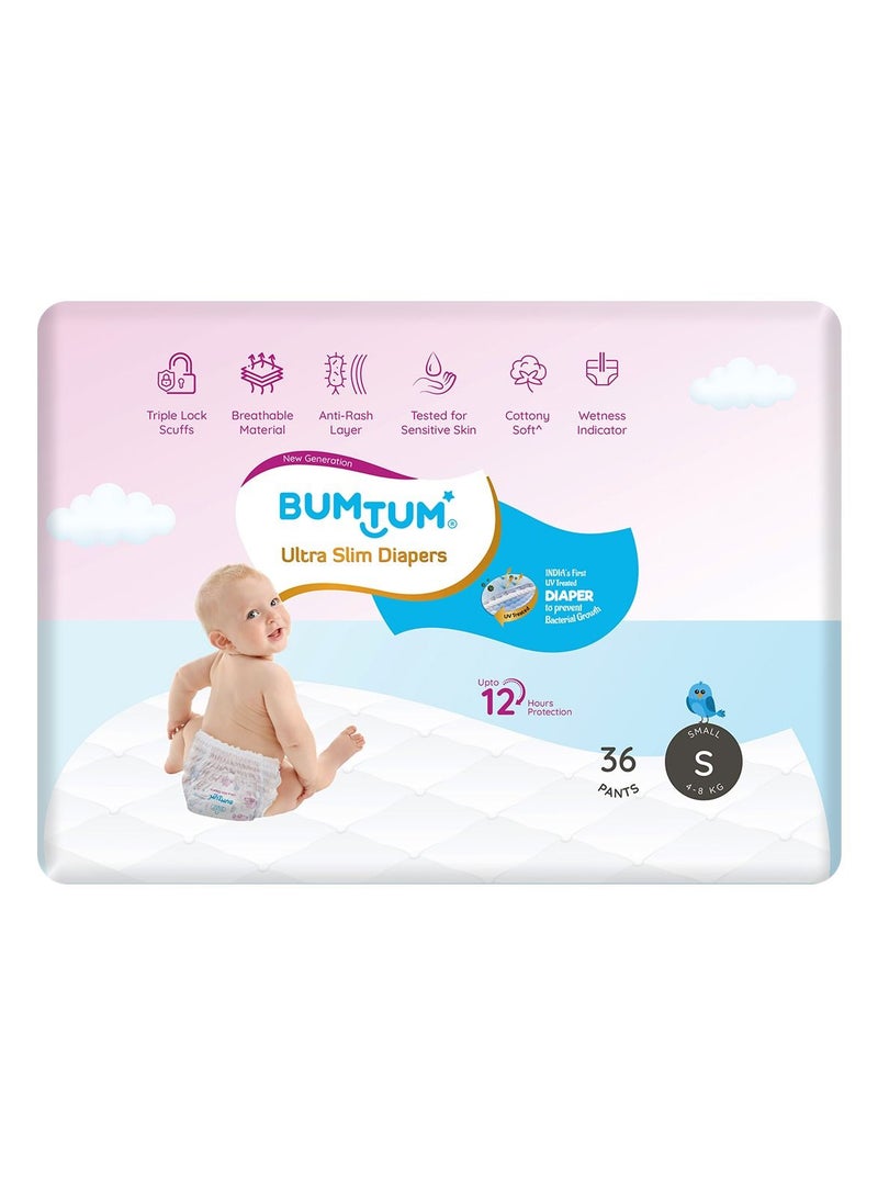 Bumtum Bumtum Ultra Slim Baby Pant Style Diapers - Small  - Image 1