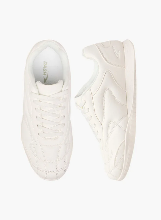 داش Women Logo Detail Sports Shoes with Lace-Up Closure