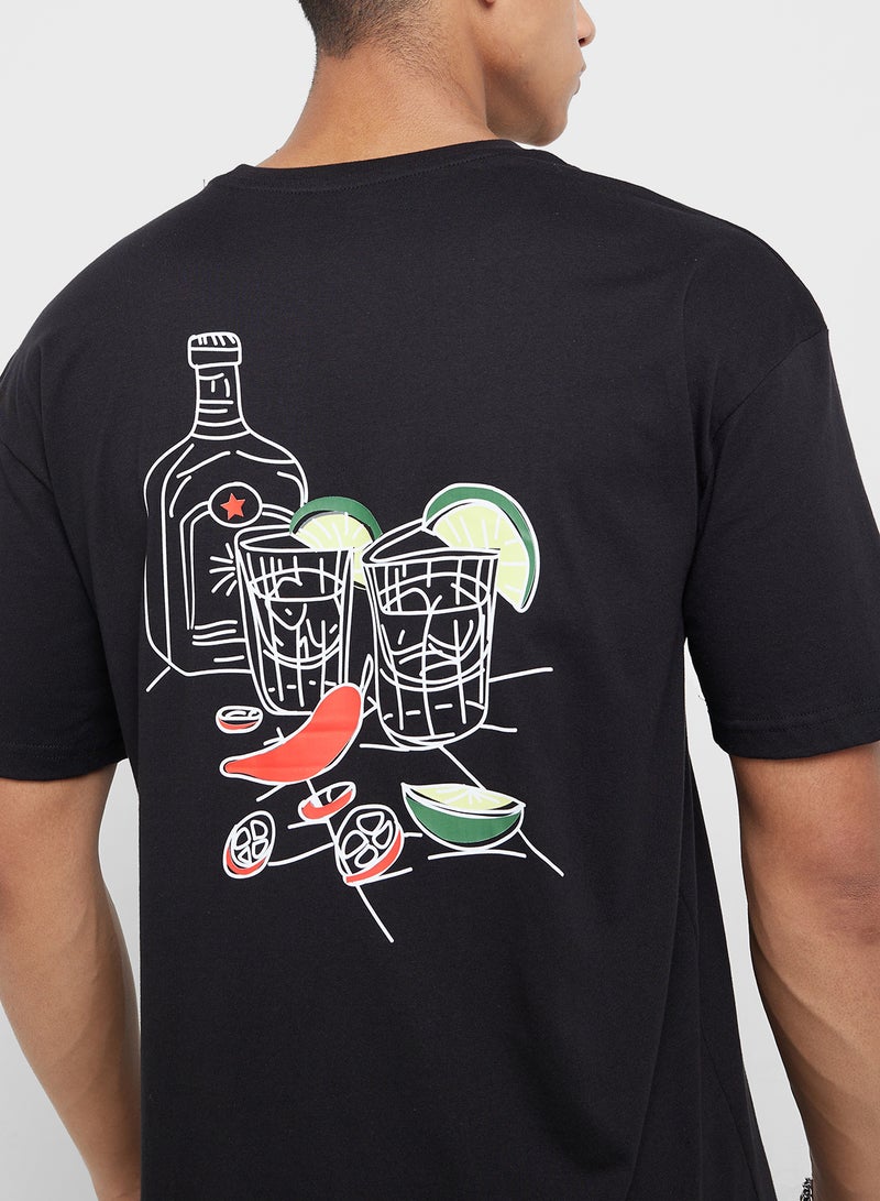 Seventy Five Oversized Graphic T-Shirt  - Image 3