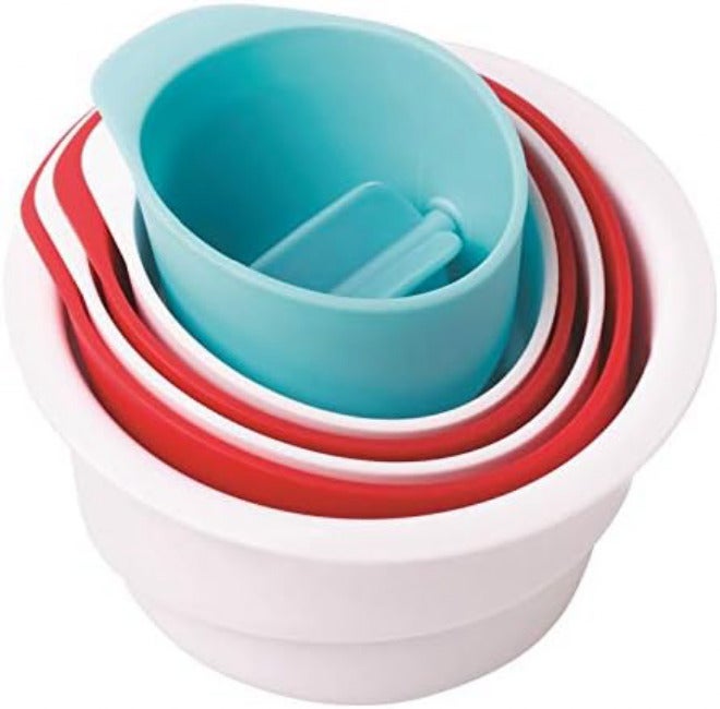 Ubbi Lighthouse Stacking Cups Bath Toys, Includes 6 Cups, Toddler Bathtub Toys, Dishwasher Safe Toddler Toys - Image 3