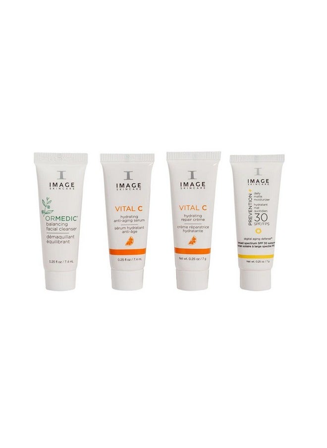 IMAGE SKINCARE IMAGE Skincare, Five Star Favorites Introductory Skin Care 4 Step Regimen Set for Brighter, Healthier Looking Skin, Discovery Size  - Image 1