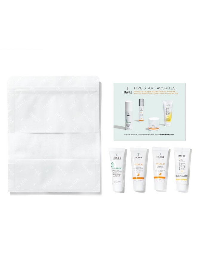 IMAGE SKINCARE IMAGE Skincare, Five Star Favorites Introductory Skin Care 4 Step Regimen Set for Brighter, Healthier Looking Skin, Discovery Size  - Image 5