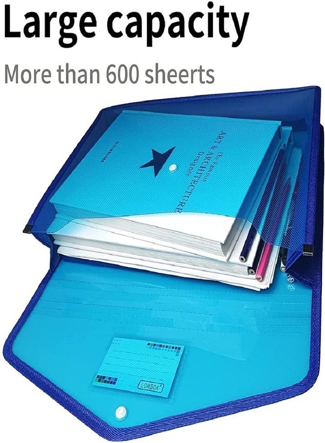 FEDUS Document Holder Envelope Folder,File Storage Bag withSnap Button Transparent Plastic File for Document File Holder/Document Folder for Certificate Legal Document Organizer Pack 5 Multicolor - Image 3