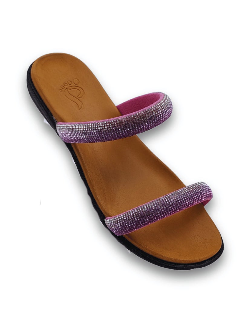 aerosoft Aerostyle Women’s Slippers SPL1040 Pink  - Image 4