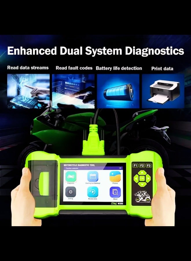 JDiag M300 Motorcycle Diagnostic Scanner Helps the Technician to Diagnose Problems and Make Repairs Faster Code Reader Scan Tool - Image 3