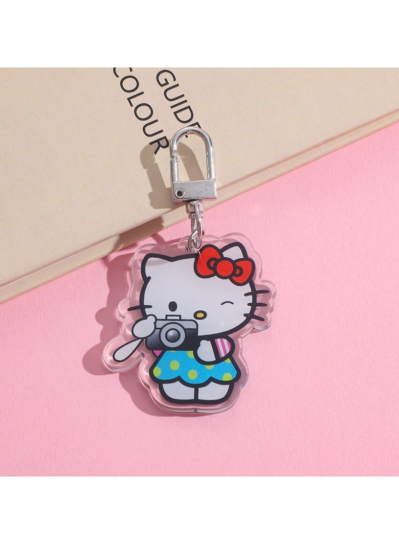 1-Piece Sanrio Hello Kitty Acrylic Keychain