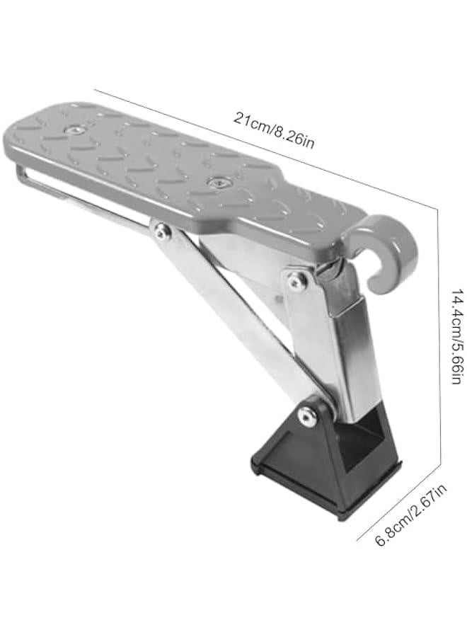 Door Step Car Roof Access | Car Roof Access Ladder | Roof Access Step Vehicles | Adjustable Car Roof Step, Overlanding Gear Roof Access, Car Roof Access, Vehicle Roof Step Ladder, Silver - Image 2