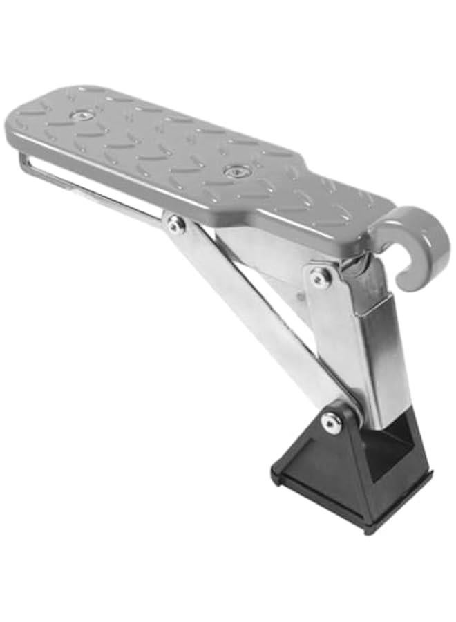 Door Step Car Roof Access | Car Roof Access Ladder | Roof Access Step Vehicles | Adjustable Car Roof Step, Overlanding Gear Roof Access, Car Roof Access, Vehicle Roof Step Ladder, Silver - Image 1