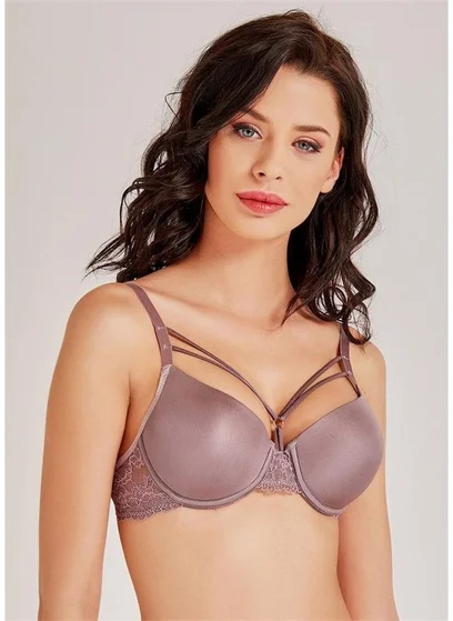 ماجيك فورم 2589 Lace Stringed Sponge Bra - Zinc