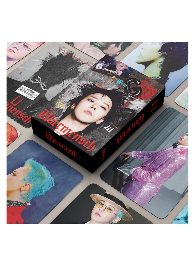 NIBEMINENT 55 Pcs Kpop G-DRAGON Übermensch Lomo Cards Card For Fans Collection Gifts - Image 2