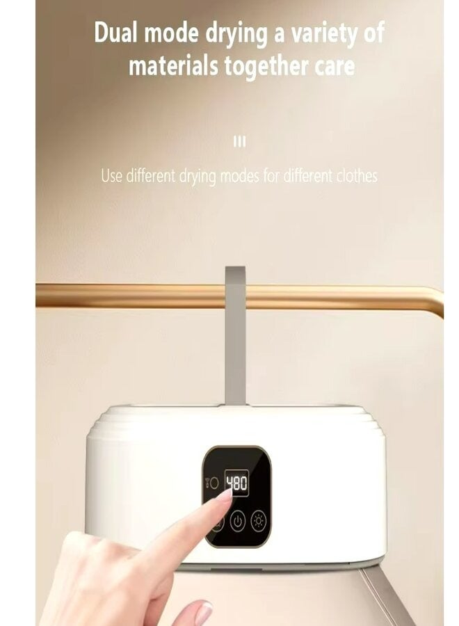 Portable Clothes Dryer Portable Dryer for Apartments Home Travel RVs Compact Foldable Mini Electric Laundry Dryer with Bag - Image 3