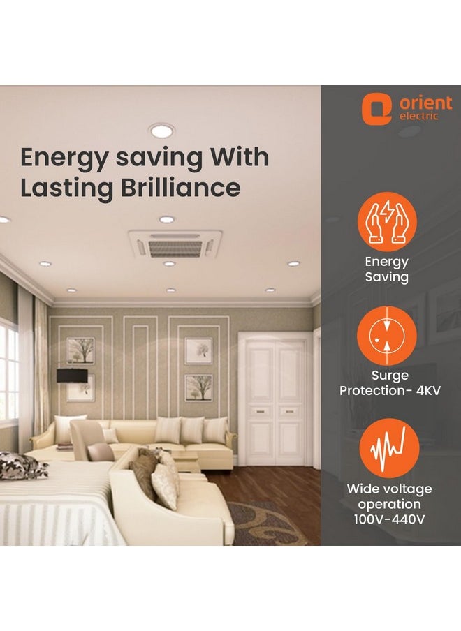 مصباح LED من Orient Electric Moonlite بقدرة 6 وات، إضاءة بيضاء رائعة، دائري، عبوة من قطعة واحدة، مصباح LED مدمج في السقف، مناسب لصندوق توصيل مقاس 3 بوصات (ألومنيوم) (6 وات، عبوة من قطعة واحدة) - pzsku/Z7C776BB6A60A09243A40Z/45/_/1740982897/4120cf39-1f62-4e1b-a28d-459e496f55cd