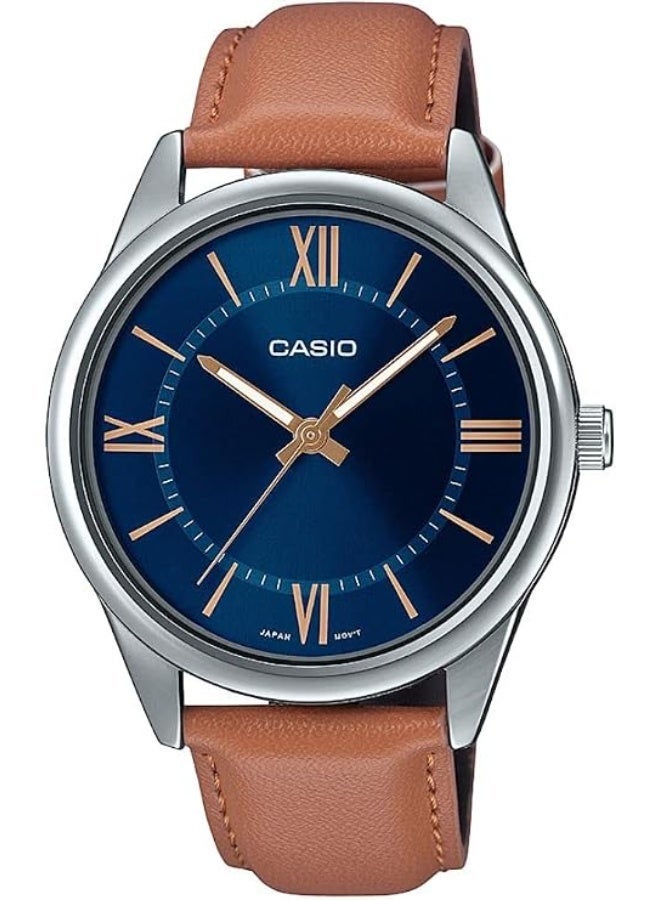 Casio MTP-V005L-2B5UDF Enticer Analog Men's Watch - Image 1