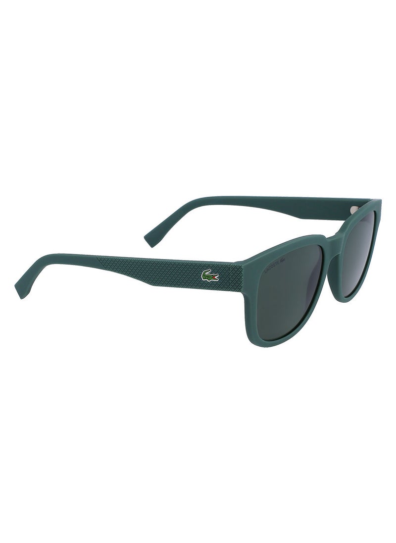 LACOSTE - Full Rim Bio Injected Rectangle Lacoste Suns L982S 5319 (301) Matte Green - Image 1