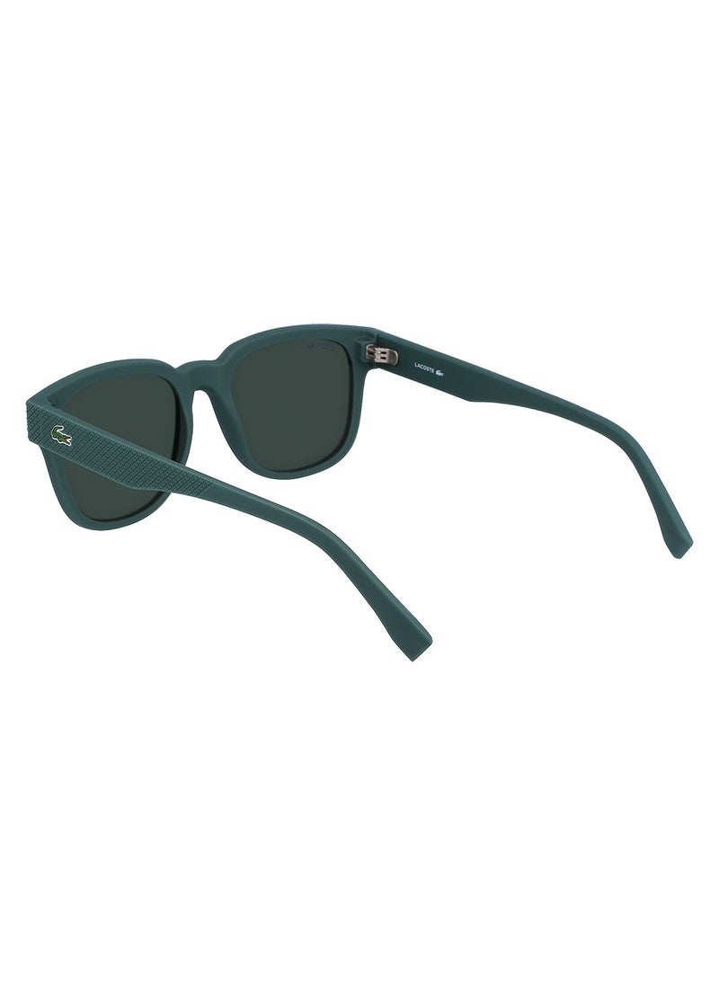 LACOSTE - Full Rim Bio Injected Rectangle Lacoste Suns L982S 5319 (301) Matte Green - Image 1