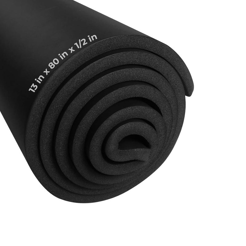 DGSL Neoprene Foam Seal Strip Roll，High Density Weather Seal Stripping Strip Roll Insulation for Window Air Conditioner (13 in x 79 in x 1/2 in) - Image 1