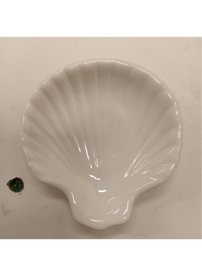 Shell Oval Irregular Ceramic elry Plate Halloween Mother's Day elry Bracelet Ring Plate Holiday Gift