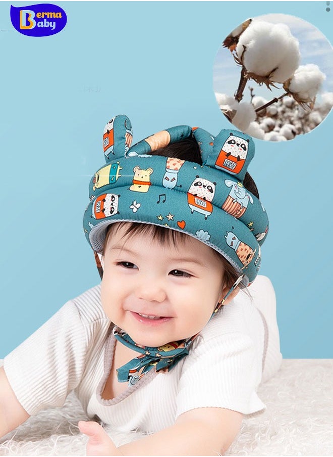 Berma Baby Baby Helmet for Crawling Walking Baby Head Protector - Head Protection for Infant Baby No Bumps and Soft Cushion Safety Headguard I Toddler Inflatable Helmets 1-2 Years Old, 6-12 Months  - Image 1