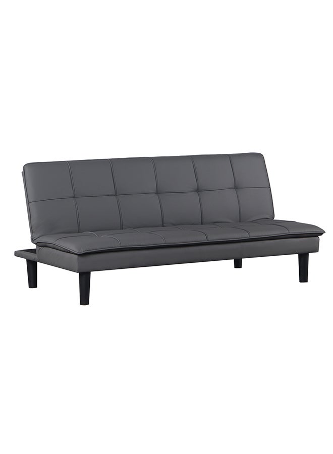 ايست من نون Modern Convertible Sofa Bed in PU Leather, Convertible Recliner for Living Room, 180 x 92 x 81cm, Dark Grey - Image 2