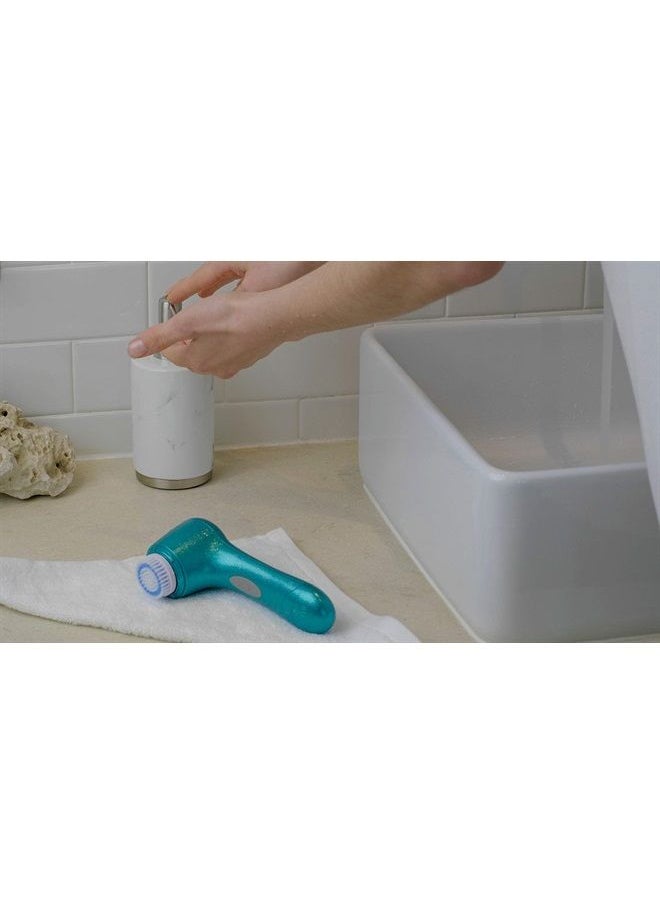 Vivitar - PG-8000-RG Microdermabrasion/Facial Pore Cleanser, Vacuum Suction Exfoliating Extractor Tool With 3 Beauty Attachments, Removes Blackheads And Whiteheads, Blue - Image 1