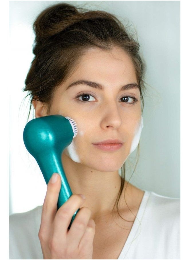 Vivitar - PG-8000-RG Microdermabrasion/Facial Pore Cleanser, Vacuum Suction Exfoliating Extractor Tool With 3 Beauty Attachments, Removes Blackheads And Whiteheads, Blue - Image 1